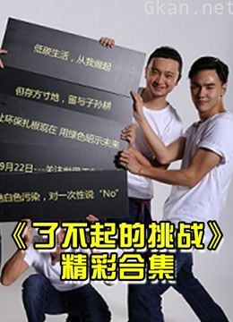 下饭综艺了不起的挑战,大型明星户外励志体验真人秀节目,