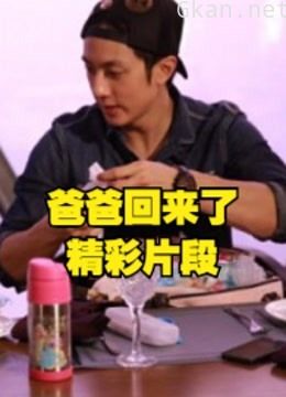 爸爸回来了,看明星带娃的搞笑片段