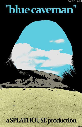蓝色穴居人