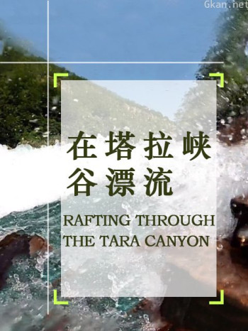 在塔拉峡谷漂流