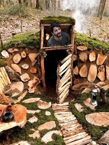 野外生存小伙如何荒野求生