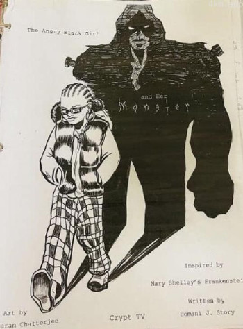 愤怒的黑人女孩与她的怪物