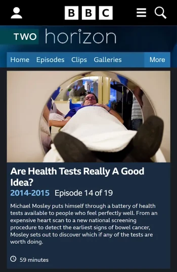 BBC地平线：体检真的好吗？