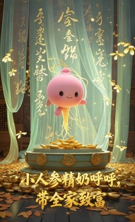 小人参精奶呼呼,带全家暴富